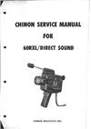 Chinon 60 manual. Camera Instructions.